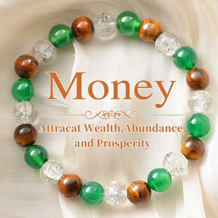Prosperity and Abundance Healing Bracelet - Relaxation, Success Enhancement Bracelet, Personal Strength and Health