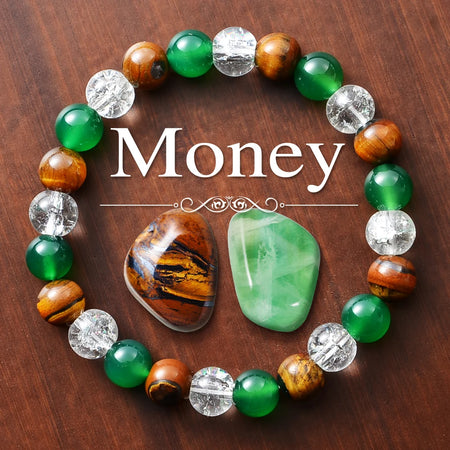 Prosperity and Abundance Healing Bracelet - Relaxation, Success Enhancement Bracelet, Personal Strength and Health