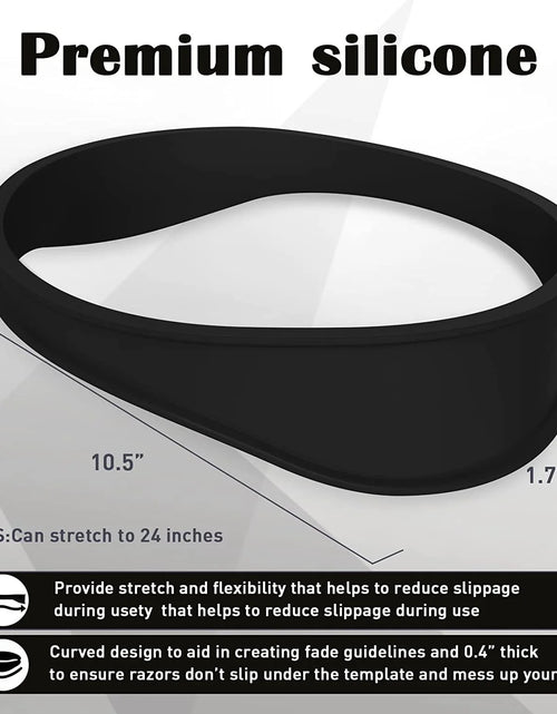 Load image into Gallery viewer, DIY Home Haircuts Curved Headband Silicone Neckline Shaving Template and Hair Cutting Guide Hair Styling Tool
