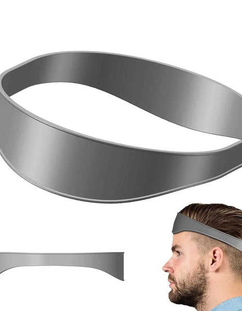 Load image into Gallery viewer, DIY Home Haircuts Curved Headband Silicone Neckline Shaving Template and Hair Cutting Guide Hair Styling Tool
