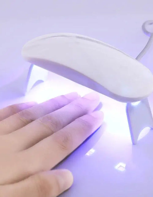 Load image into Gallery viewer, Portable Nail Dryer Lamp UV LED Nail Light For Curing All Gel Polish USB Rechargeable Quick Dry Manicure Machine Nail Art Tools
