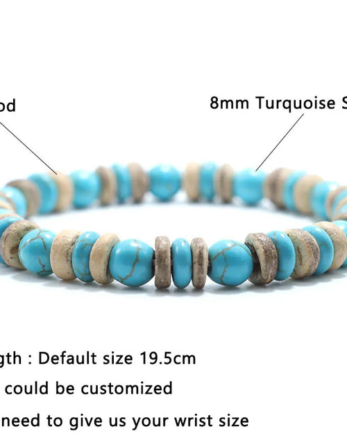 Load image into Gallery viewer, Natural Lava Tiger eye Bracelet Men Stone Vintage Wenge Wood Braslet Sanskrit Prayer Buddha Braclet Beaded Brazalete For Hombre
