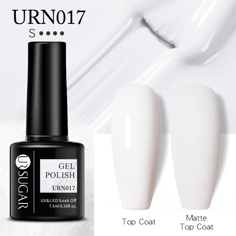 UR SUGAR 7.5ML Blue Black Red Glitter Sequin Color Gel Nail Polish Semi-permanent Varnish For Nail Art Manicure Soak Off UV Gel