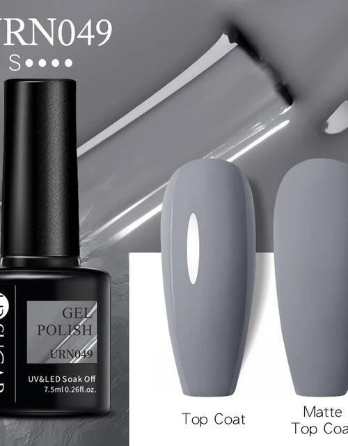 Load image into Gallery viewer, UR SUGAR 7.5ML Blue Black Red Glitter Sequin Color Gel Nail Polish Semi-permanent Varnish For Nail Art Manicure Soak Off UV Gel

