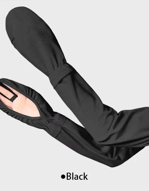 Load image into Gallery viewer, 1 Pairs Anti-sunburn Sleeve Summer Uv Solar Arm Sleeves Women&#39;s Driving Sun Protection Long Sleeve Adjustable Cuffs
