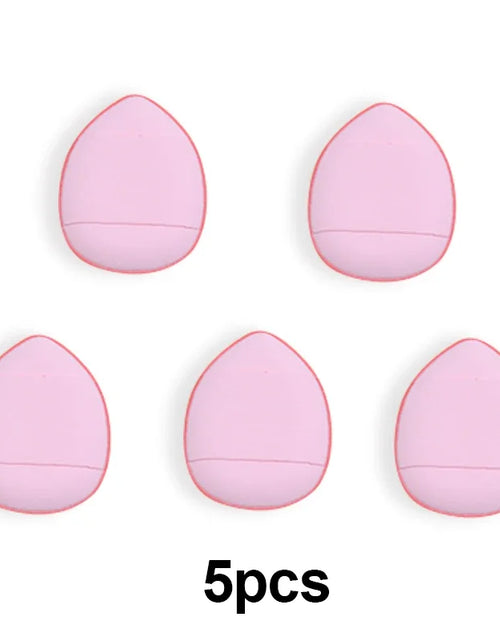 Load image into Gallery viewer, 5/10Pcs Mini Finger Puff Foundation Small Air Cushion Powder Sponge Face Concealer BB Cream Cosmetic Applicator Makeup Tools
