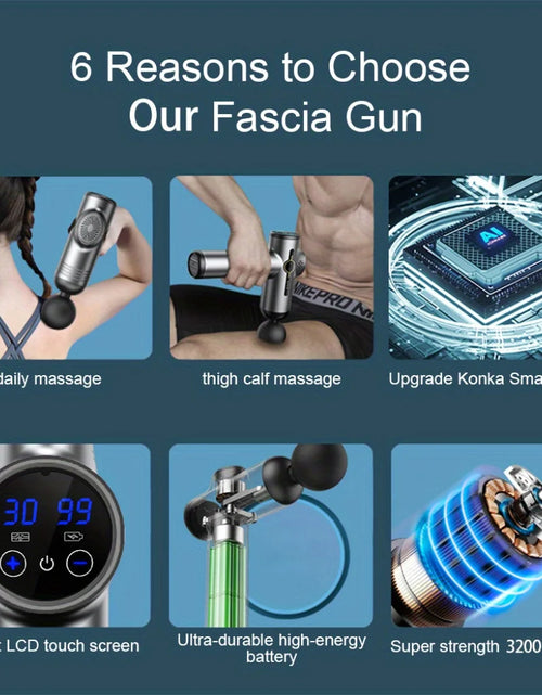 Load image into Gallery viewer, Portable Fascia Gun Vibration Massage Gun For Body Neck Back Deep Muscle Relaxation Fitness Slimming One Head
