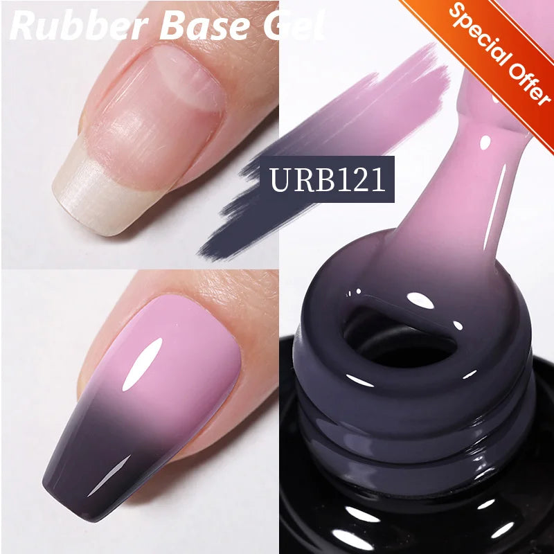 UR SUGAR 7.5ML Blue Black Red Glitter Sequin Color Gel Nail Polish Semi-permanent Varnish For Nail Art Manicure Soak Off UV Gel