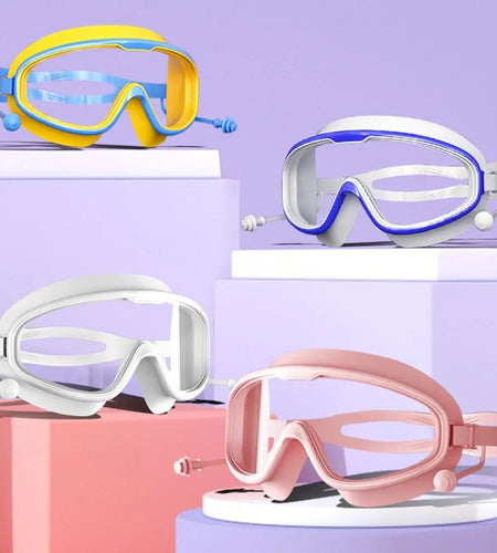 Goggles for Kids Toddler 3-15, Anti Fog No Leak Clear Swim Goggles for Boys Girls Pool Beach Swimming Goggles