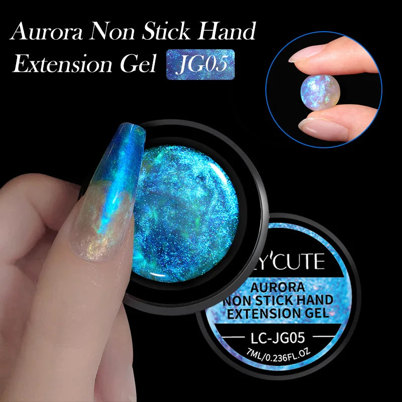 LILYCUTE 6 IN 1 Extension Gel Nail Polish Acrylic Construct Hard Gel Soak Off Self Leveling Reinforcement Gel For Nail HEMA FREE
