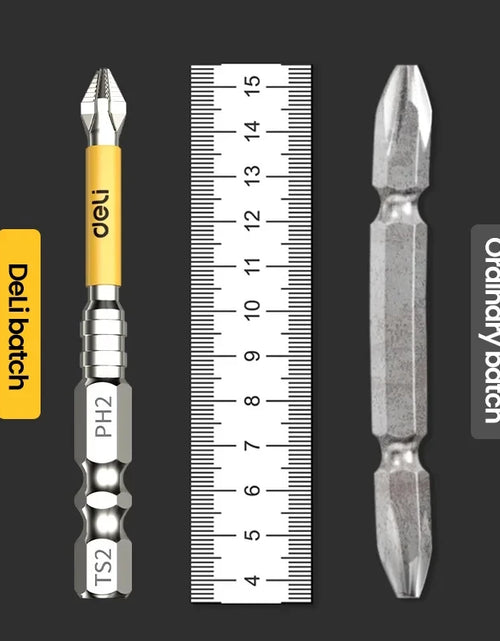 Load image into Gallery viewer, 5PCS Upgraded High Hardness And Strong Magnetic Bit 25/50/65/70/90/150mm Non-slip Cross High Hardness Electric Hand Drill Screw
