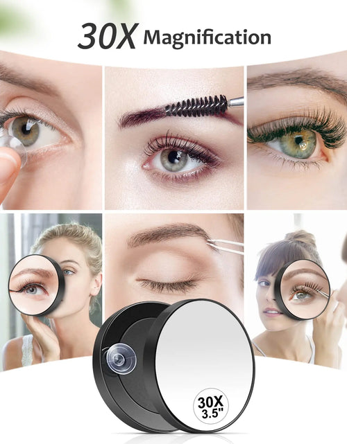Load image into Gallery viewer, 30x Magnification Mirror With Suction Cup Blackhead Magnifying Compact Remove Acne Pores Tool Bathroom Makeup Mirror
