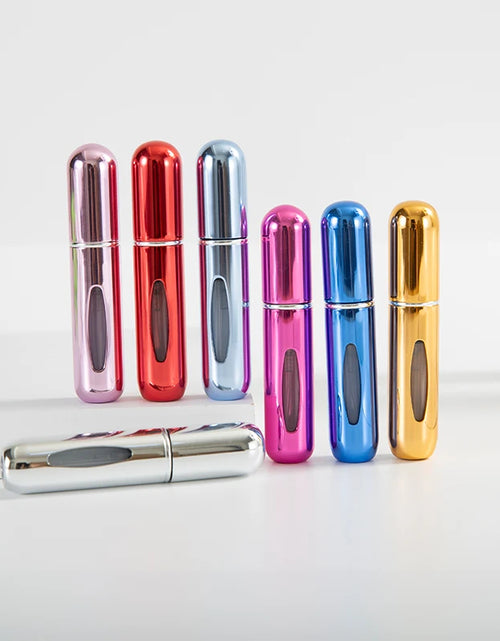 Load image into Gallery viewer, 5ml Perfume Spray Bottle, Portable Perfume Atomizer Fillable Mini Perfume Bottle Perfume Empty Bottle Scent Pump Box
