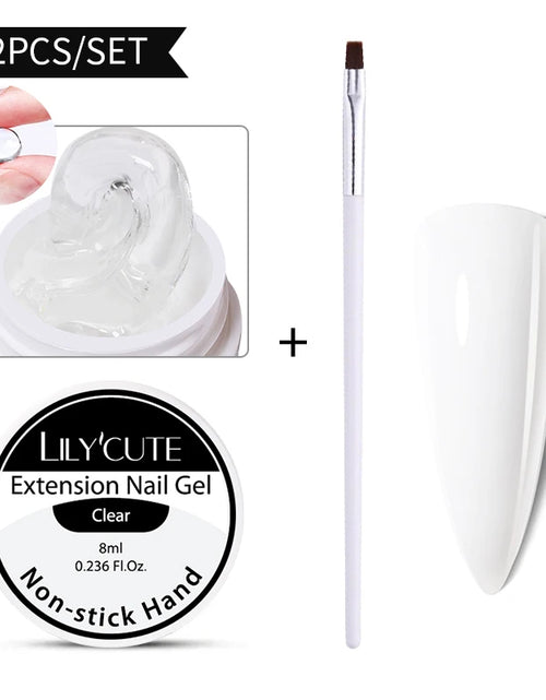 Load image into Gallery viewer, LILYCUTE 6 IN 1 Extension Gel Nail Polish Acrylic Construct Hard Gel Soak Off Self Leveling Reinforcement Gel For Nail HEMA FREE
