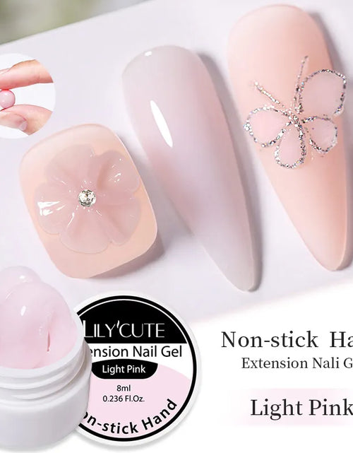 Load image into Gallery viewer, LILYCUTE 6 IN 1 Extension Gel Nail Polish Acrylic Construct Hard Gel Soak Off Self Leveling Reinforcement Gel For Nail HEMA FREE
