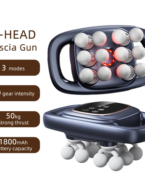 Load image into Gallery viewer, 16-Head Fascia Gun High-Frequency Vibration Body Massage Gun Back and Waist Massager Neck Shoulder Massager Muscle masajeador
