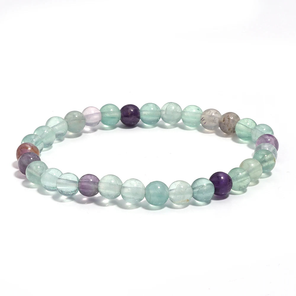 OAIITE Citrine Bracelet for Women Quartz Crystal Agate Jewelry Birthday Gift Yoga Meditation Stretch Wealth Bracelet for Men