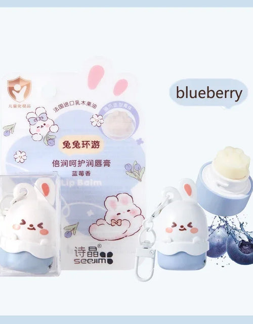 Load image into Gallery viewer, Fruity Children Baby Lip Balm Moisturizer Nutritious Anti Dry Cracking Lip Mask Cute Cartoon Bunny Kids Autumn Winter Lip Care
