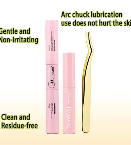 DIY Lash Extension Kit Lash Bond and Seal Remover Tweezers Makeup Set Individual Lashes Clusters  Eyelashes Tools