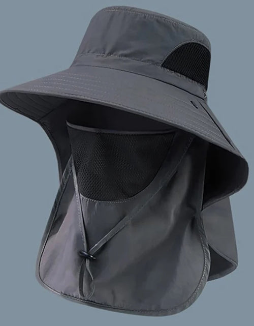 Load image into Gallery viewer, Summer Sun Hats UV Protection Outdoor Hunting Fishing Cap For Men Women Hiking Camping Visor Bucket Hat Neck Flap Fisherman Hat
