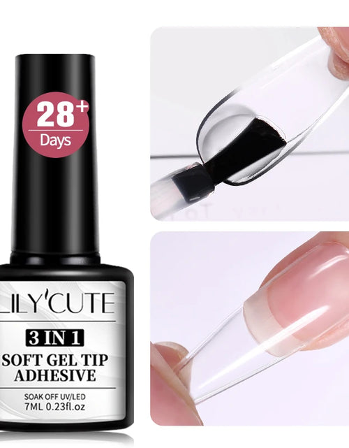 Load image into Gallery viewer, LILYCUTE 6 IN 1 Extension Gel Nail Polish Acrylic Construct Hard Gel Soak Off Self Leveling Reinforcement Gel For Nail HEMA FREE
