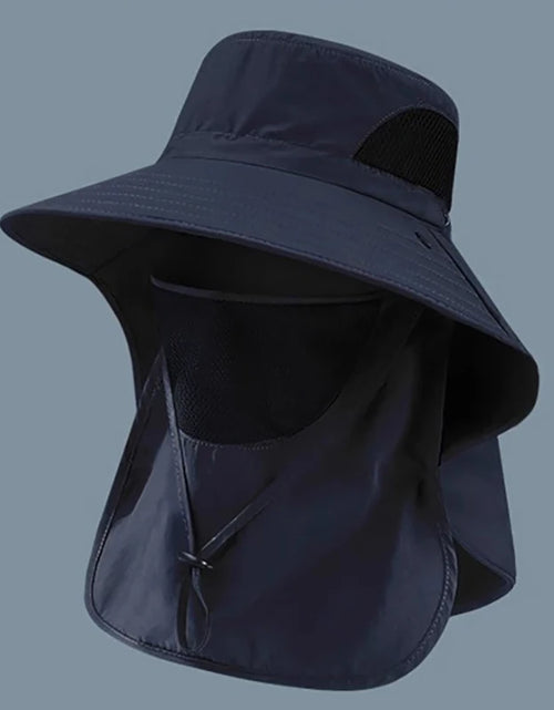 Load image into Gallery viewer, Summer Sun Hats UV Protection Outdoor Hunting Fishing Cap For Men Women Hiking Camping Visor Bucket Hat Neck Flap Fisherman Hat
