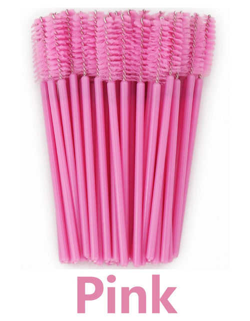 Load image into Gallery viewer, ANNAFRIS 50Pcs  Disposable Eyelash  Brush Soft Head Crystal Eyebrow Brush Lash Extension Brush  Mascara Wand Makeup Tool
