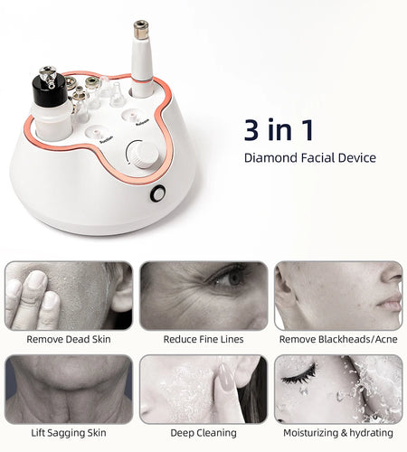 Foreverlily Diamond Facial Peeling Machine Home Use Professional Microdermabrasion Nano Water Spray Exfoliation Beauty Machine