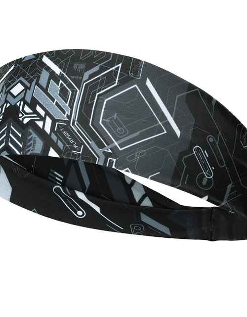Load image into Gallery viewer, Gothic Skull Headband Sweat Bandage Sport Head Hair Band Workout Tennis Fitness Jog Basketball Running Scary Sweatband Women Men
