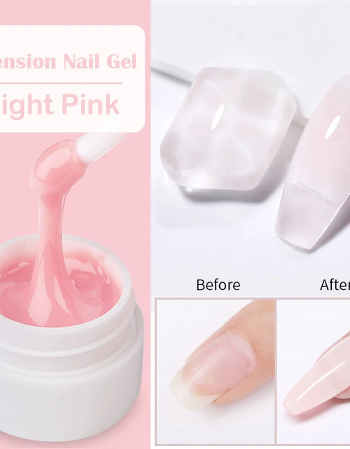 Load image into Gallery viewer, LILYCUTE 6 IN 1 Extension Gel Nail Polish Acrylic Construct Hard Gel Soak Off Self Leveling Reinforcement Gel For Nail HEMA FREE
