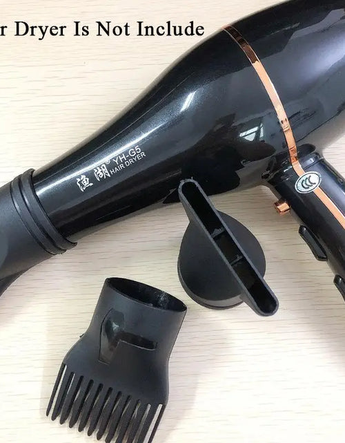 Load image into Gallery viewer, 1pcs Plastic Salon Replacement Blow Flat Dryer Drying Concentrator Black Nozzle Styling Tool Hood Cover Wide Narrow Size
