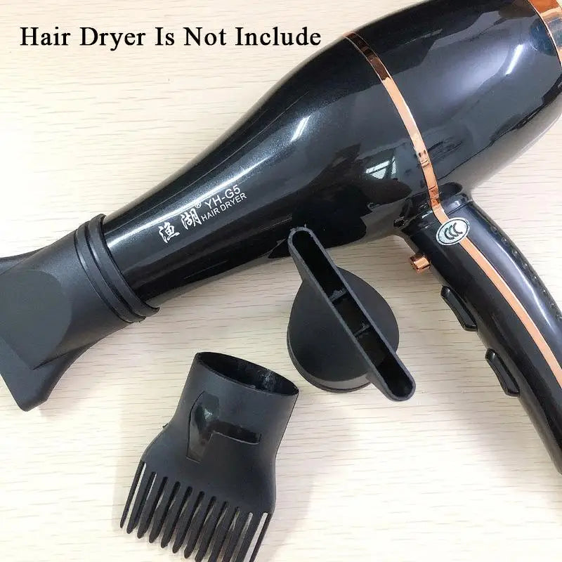 1pcs Plastic Salon Replacement Blow Flat Dryer Drying Concentrator Black Nozzle Styling Tool Hood Cover Wide Narrow Size