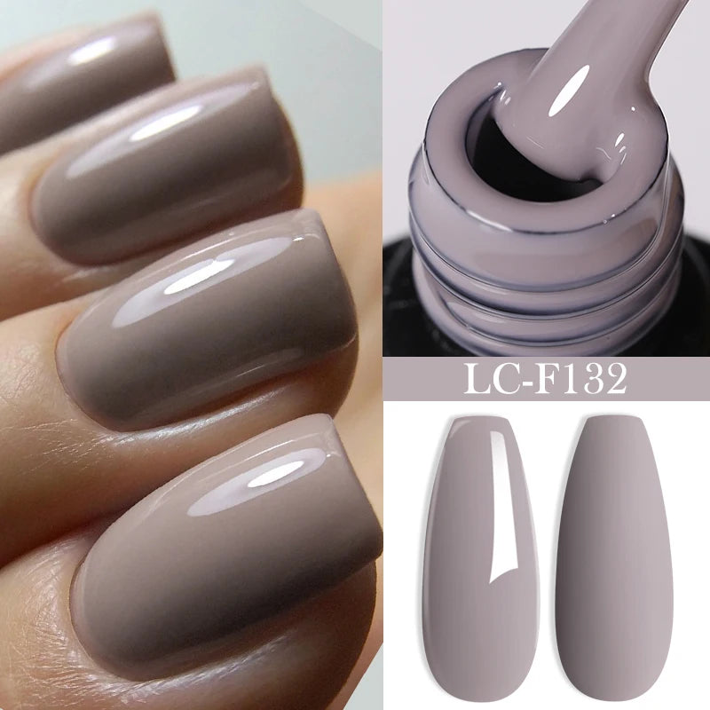 LILYCUTE 7ML Glitter Gel Nail Polish Sparkling Semi Permanent UV Gel Colorful Shinning Gel Varnish Nail Art Soak Off UV LED Gel