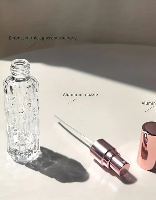 Load image into Gallery viewer, 1/3/6pcs+4 accessories 10ml travel mini perfume atomizer container with 3 spray bottles, 2 funnels, 2 dispenser diviners
