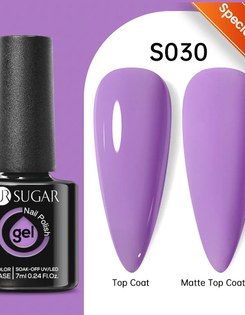 Load image into Gallery viewer, UR SUGAR 7.5ML Blue Black Red Glitter Sequin Color Gel Nail Polish Semi-permanent Varnish For Nail Art Manicure Soak Off UV Gel
