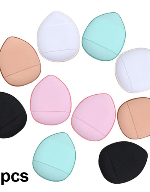 Load image into Gallery viewer, 5/10Pcs Mini Finger Puff Foundation Small Air Cushion Powder Sponge Face Concealer BB Cream Cosmetic Applicator Makeup Tools
