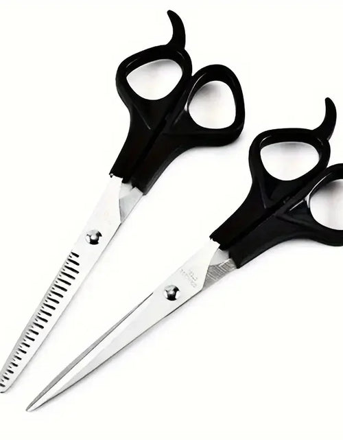 Load image into Gallery viewer, 3pcs Hair Scissors Set Professional Barber Scissors Stainless Steel Hair Cutter Thinning Tools with Fine Tooth Comb Styling Tool

