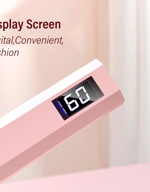 Load image into Gallery viewer, Timing Display Portable Handheld Mini Nail Lamp Family Quick Dry Flashlight Pen Chargeable Nail Dryer Machine Uv Led Nail Lamp
