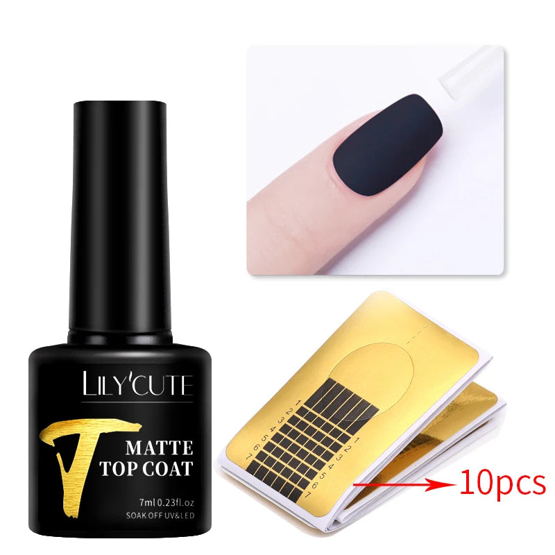 LILYCUTE 6 IN 1 Extension Gel Nail Polish Acrylic Construct Hard Gel Soak Off Self Leveling Reinforcement Gel For Nail HEMA FREE
