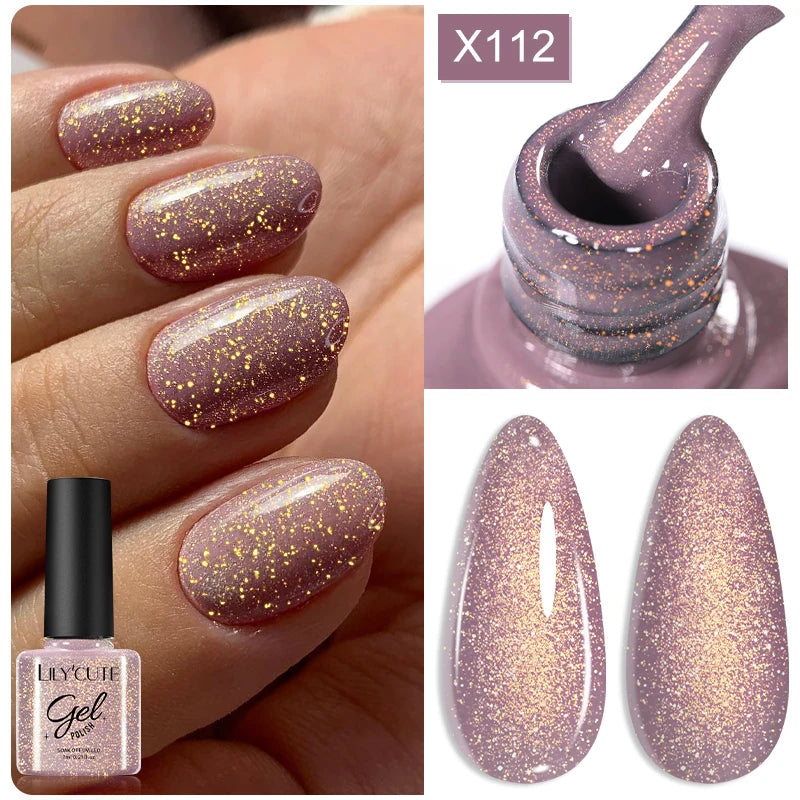 LILYCUTE 6 IN 1 Extension Gel Nail Polish Acrylic Construct Hard Gel Soak Off Self Leveling Reinforcement Gel For Nail HEMA FREE