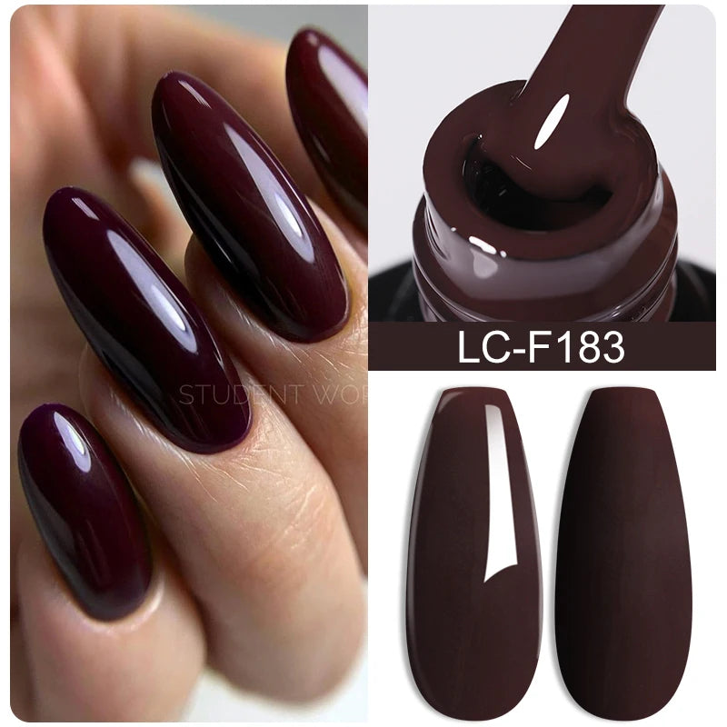 LILYCUTE 7ML Glitter Gel Nail Polish Sparkling Semi Permanent UV Gel Colorful Shinning Gel Varnish Nail Art Soak Off UV LED Gel