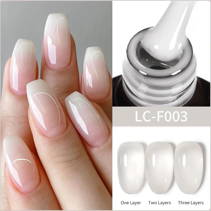 LILYCUTE 6 IN 1 Extension Gel Nail Polish Acrylic Construct Hard Gel Soak Off Self Leveling Reinforcement Gel For Nail HEMA FREE