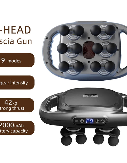 Load image into Gallery viewer, 16-Head Fascia Gun High-Frequency Vibration Body Massage Gun Back and Waist Massager Neck Shoulder Massager Muscle masajeador
