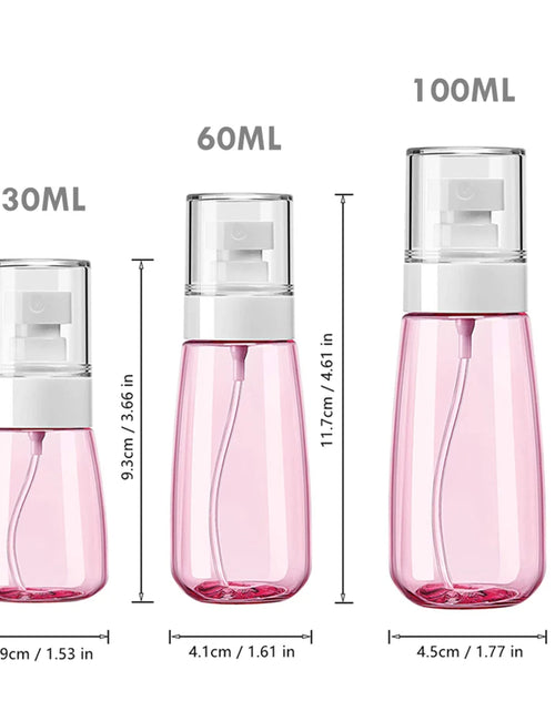 Load image into Gallery viewer, Travel Spray Bottle, Mini Refillable Small Spray Bottles with Fine Mist Nozzle for Hair Face Water Alcohol Plants, 1pcs 30ml
