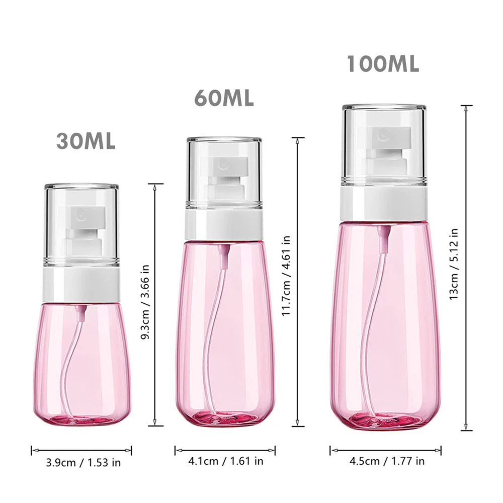 Travel Spray Bottle, Mini Refillable Small Spray Bottles with Fine Mist Nozzle for Hair Face Water Alcohol Plants, 1pcs 30ml