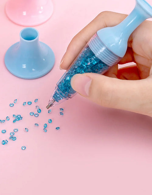 Load image into Gallery viewer, New 5D Diamond Painting Point Drill Pen DIY Crafts Gradient Color Flower Pot Shape Cross Stitch Embroidery Sewing Accessories
