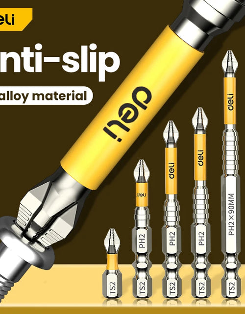 Load image into Gallery viewer, 5PCS Upgraded High Hardness And Strong Magnetic Bit 25/50/65/70/90/150mm Non-slip Cross High Hardness Electric Hand Drill Screw
