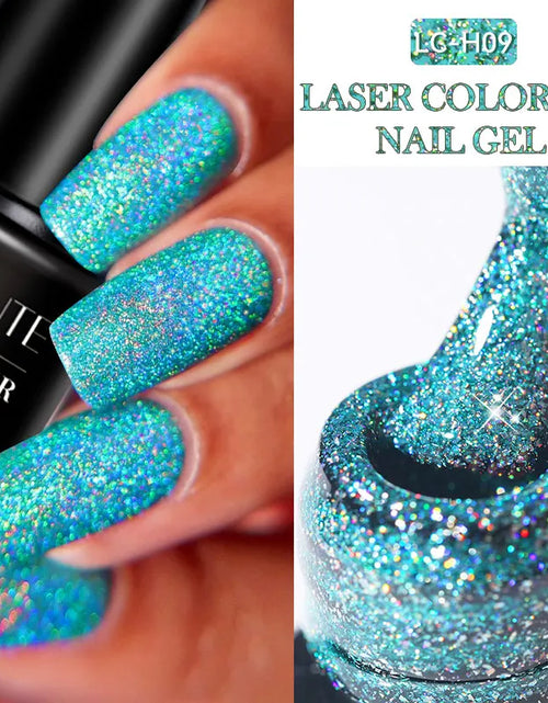 Load image into Gallery viewer, LILYCUTE 7ML Glitter Gel Nail Polish Sparkling Semi Permanent UV Gel Colorful Shinning Gel Varnish Nail Art Soak Off UV LED Gel
