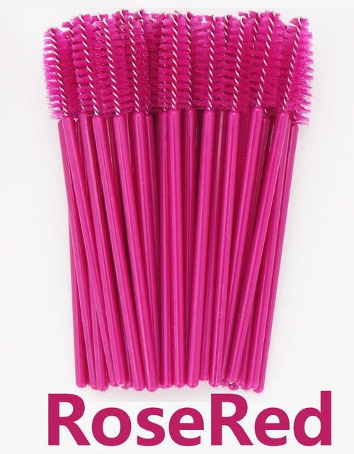Load image into Gallery viewer, ANNAFRIS 50Pcs  Disposable Eyelash  Brush Soft Head Crystal Eyebrow Brush Lash Extension Brush  Mascara Wand Makeup Tool
