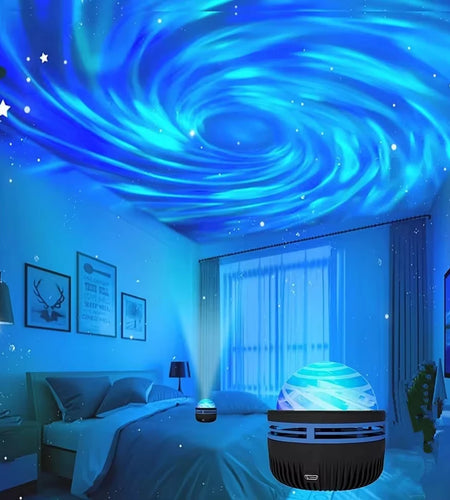 LED Galaxy Projector Light Colorful Galaxy Sky Projector Bedroom Night Light Kids Room Decoration Christmas Party Decoration